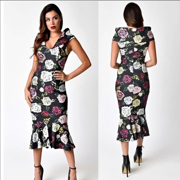 Unique Vintage Dresses & Skirts - Janie Bryant for Unique Vintage wiggle dress